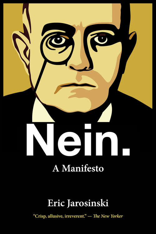 Book cover of Nein: A Manifesto