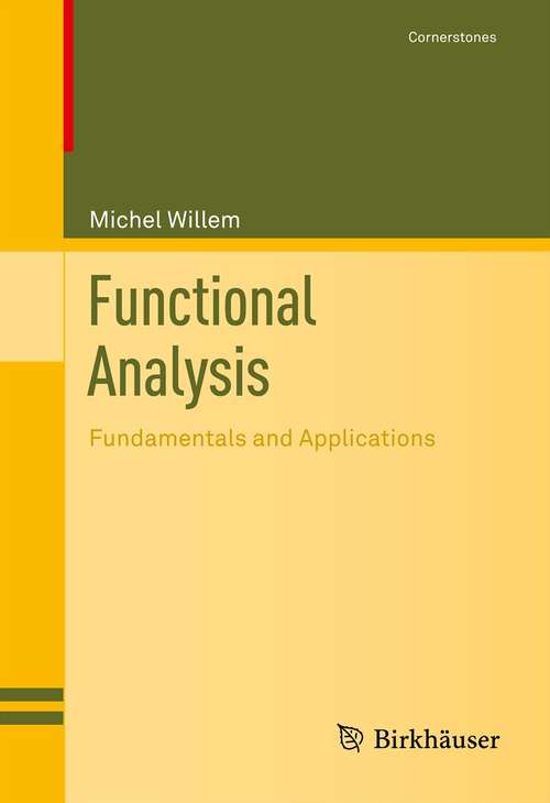 Book cover of Functional Analysis: Fundamentals and Applications