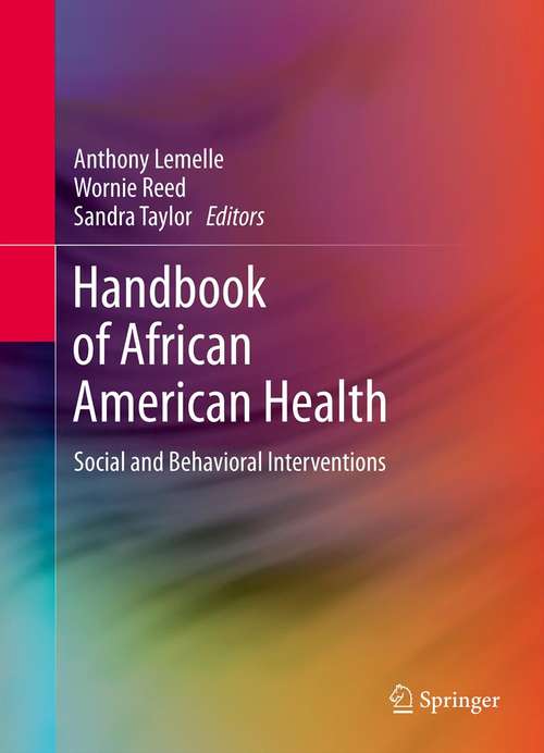 Book cover of Handbook of African American Health
