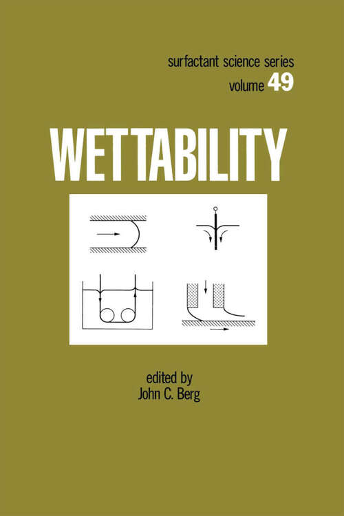 Book cover of Wettability (1) (Surfactant Science)