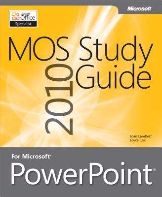 Book cover of MOS 2010 Study Guide for Microsoft® PowerPoint®
