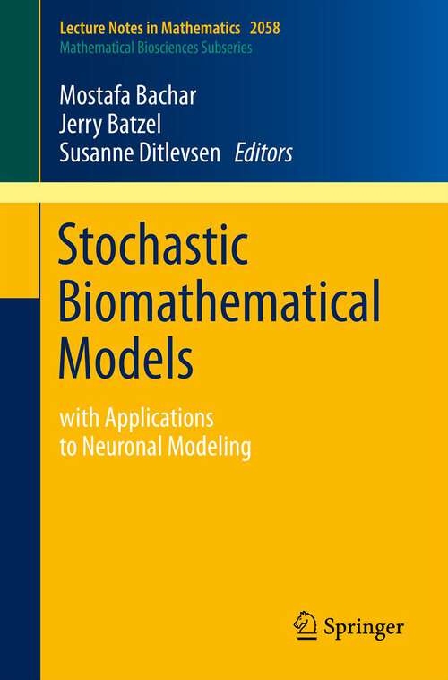 Book cover of Stochastic Biomathematical Models