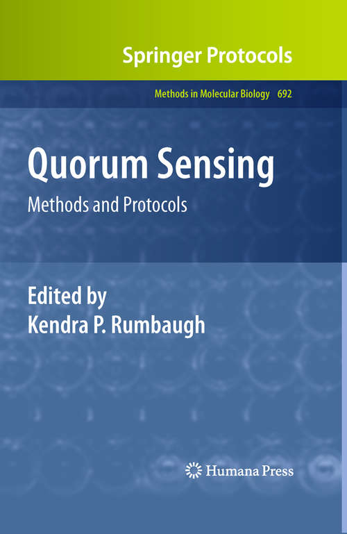 Book cover of Quorum Sensing