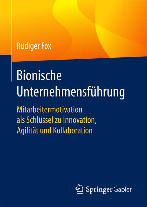 Book cover of Bionische Unternehmensführung