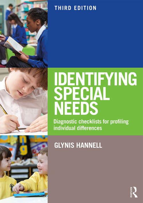 Book cover of Identifying Special Needs: Diagnostic Checklists for Profiling Individual Differences (3)