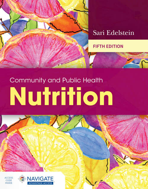 Book cover of Community and Public Health Nutrition