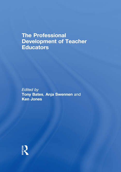 Book cover of The Professional Development of Teacher Educators