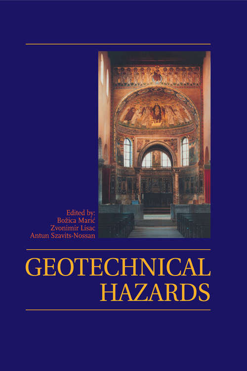 Book cover of Geotechnical Hazards