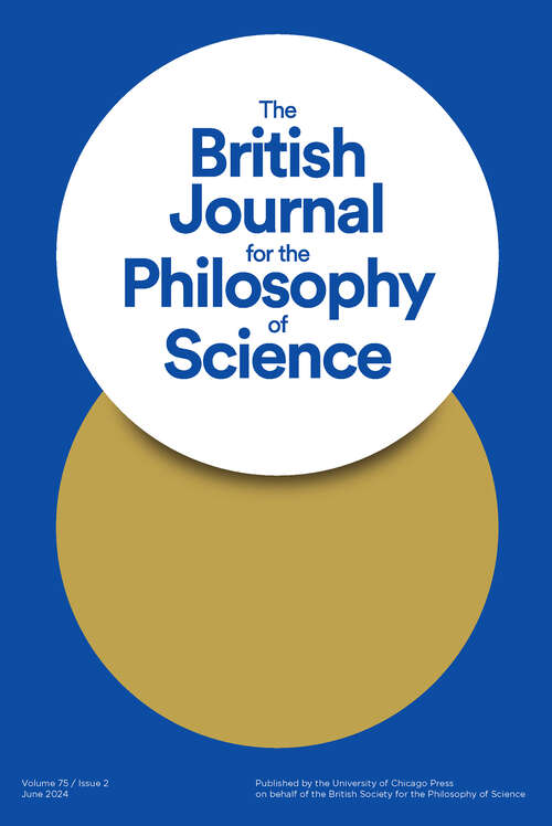 Book cover of The British Journal for the Philosophy of Science, volume 75 number 2 (June 2024)