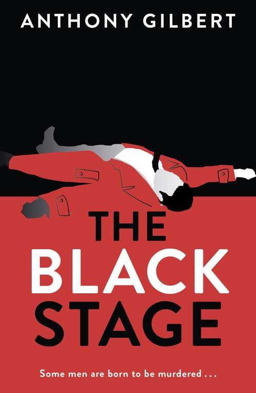 Book cover of The Black Stage (Mr Crook Murder Mystery)