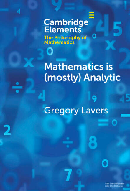 Book cover of Mathematics is (Elements in the Philosophy of Mathematics)