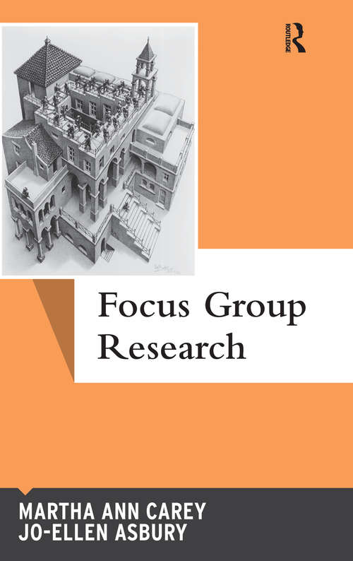 Book cover of Focus Group Research (Qualitative Essentials #9)