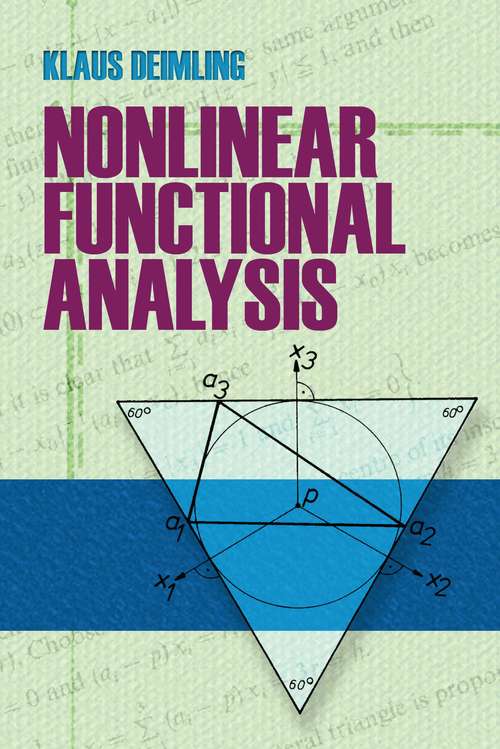 Book cover of Nonlinear Functional Analysis (Dover Books on Mathematics)