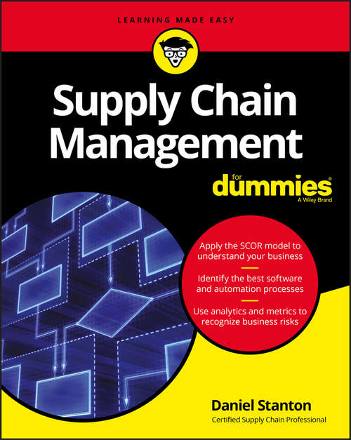 Book cover of Supply Chain Management For Dummies