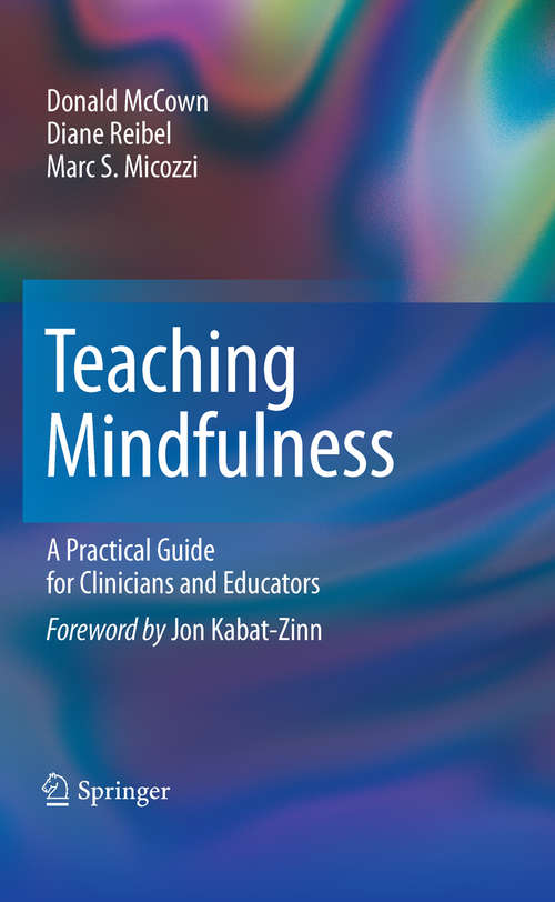 Book cover of Teaching Mindfulness
