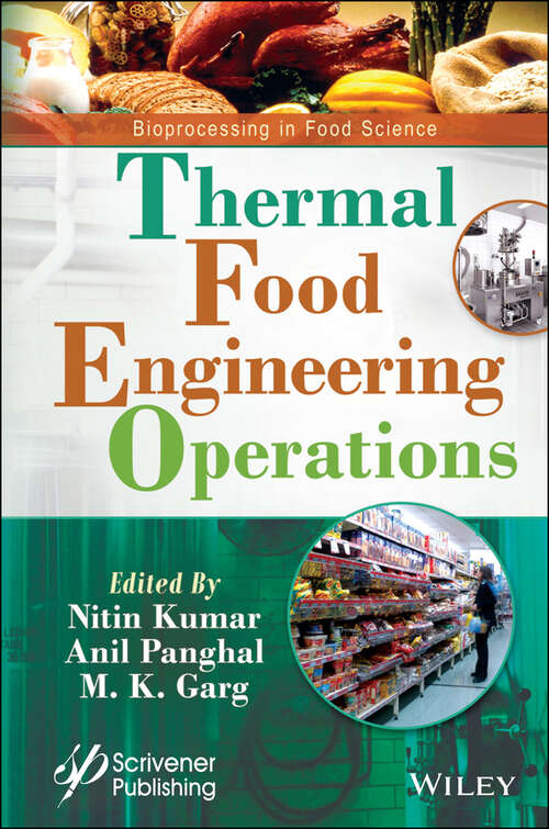 Book cover of Thermal Food Engineering Operations