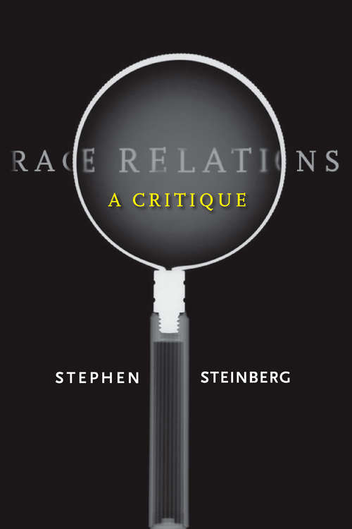 Book cover of Race Relations