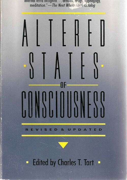 Book cover of Altered States of Consciousness