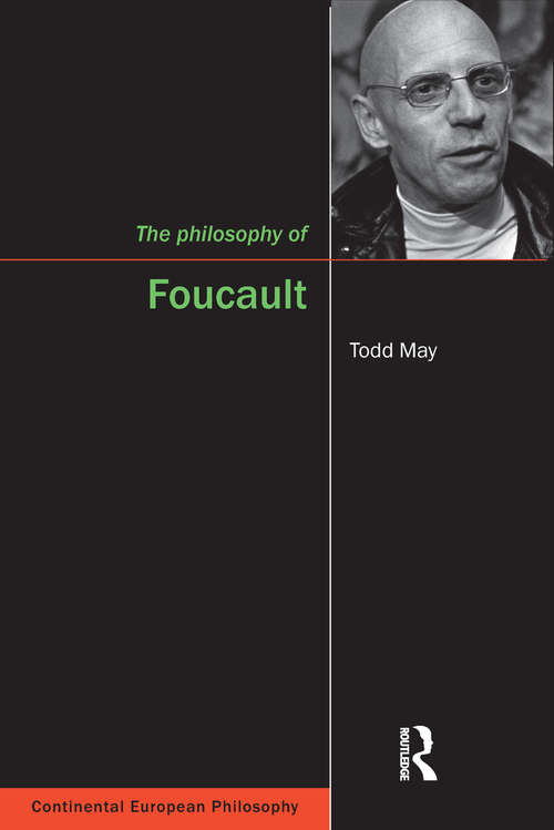 Book cover of The Philosophy of Foucault (Continental European Philosophy Ser. #8)