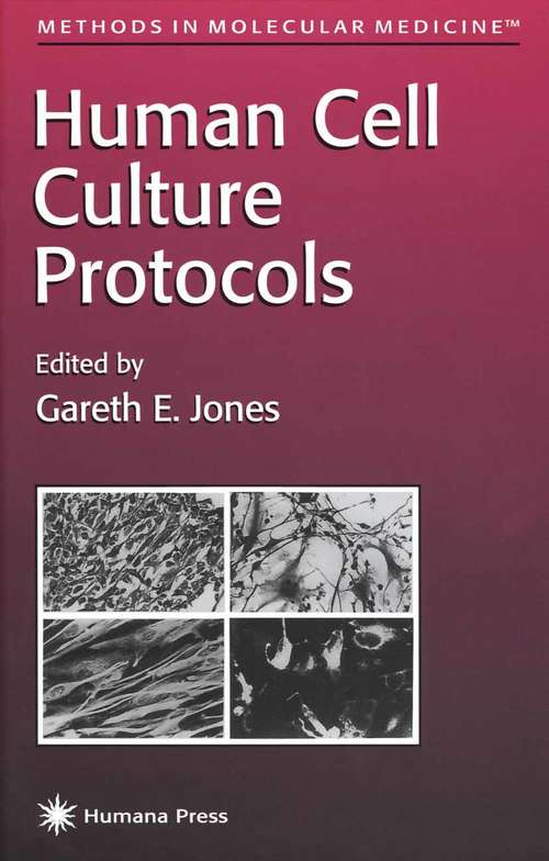 Book cover of Human Cell Culture Protocols