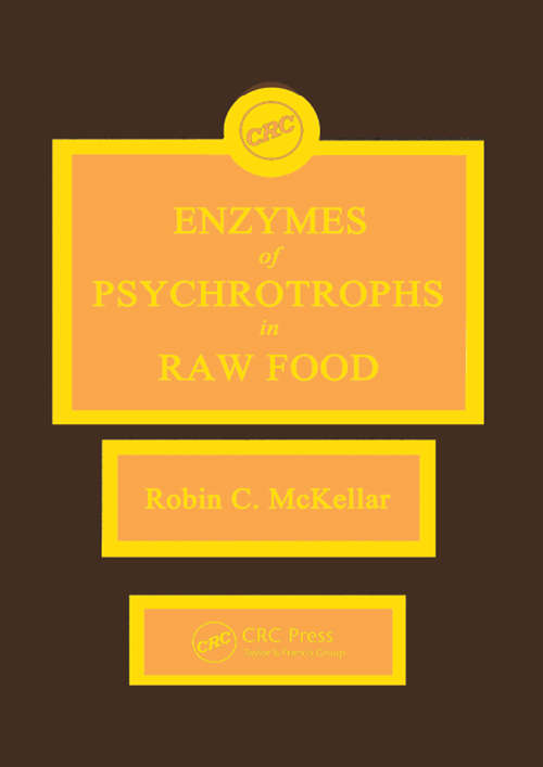 Book cover of Enzymes of Psychrotrophs in Raw Food