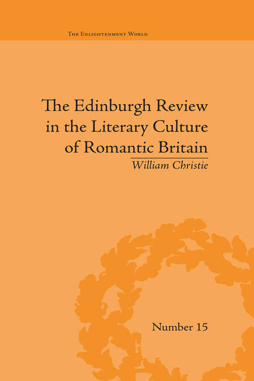 Book cover of The Edinburgh Review in the Literary Culture of Romantic Britain: Mammoth and Megalonyx (The Enlightenment World #15)