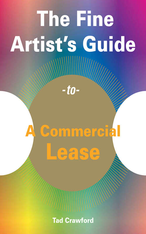 Book cover of The Fine Artist's Guide to A Commercial Lease
