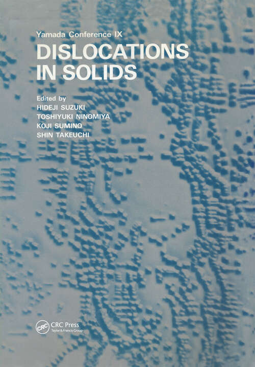 Book cover of Dislocations in Solids