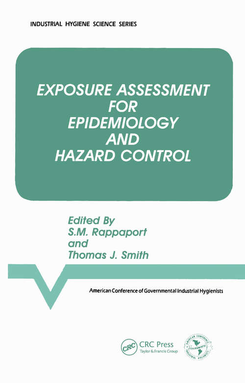 Book cover of Exposure Assessment for Epidemiology and Hazard Control