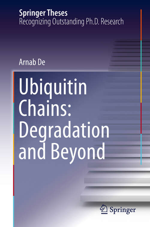 Book cover of Ubiquitin Chains: Degradation and Beyond