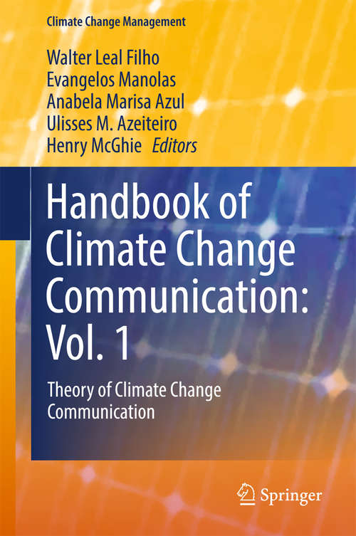 Book cover of Handbook of Climate Change Communication: Vol. 1