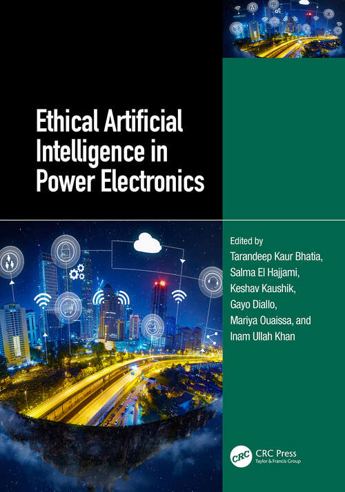 Book cover of Ethical Artificial Intelligence in Power Electronics