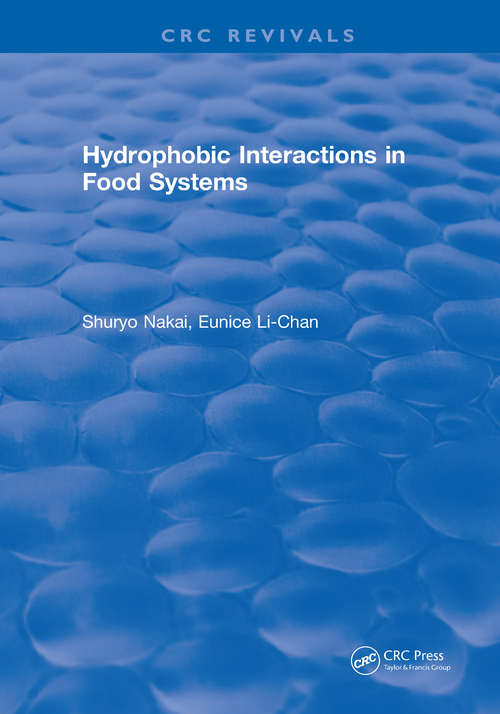 Book cover of Hydrophobic Interactions in Food Systems