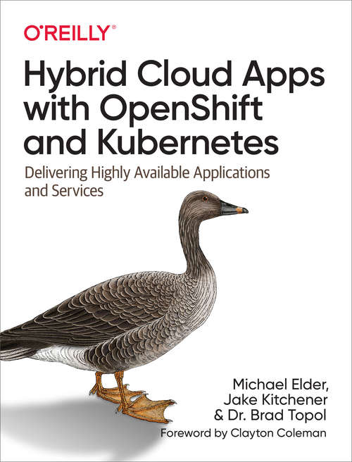 Book cover of Hybrid Cloud Apps with OpenShift and Kubernetes