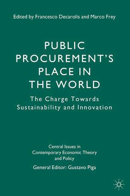 Book cover of Public Procurement’s Place In The World