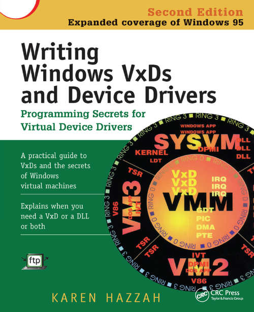 Book cover of Writing Windows VxDs and Device Drivers