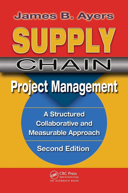 Book cover of Supply Chain Project Management.