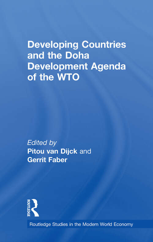 Book cover of Developing Countries and the Doha Development Agenda of the WTO (Routledge Studies in the Modern World Economy)