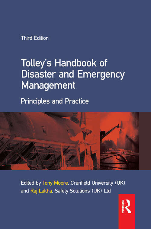 Book cover of Tolley's Handbook of Disaster and Emergency Management: Principles And Practice (3)