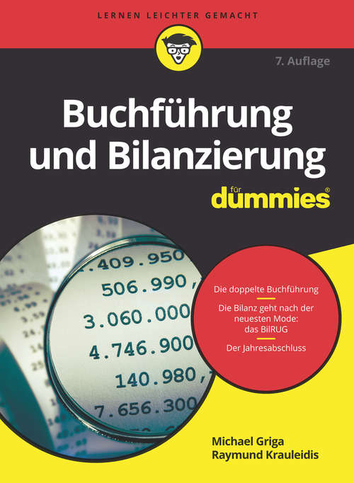 Book cover of Buchführung und Bilanzierung für Dummies (7. Auflage) (Für Dummies)