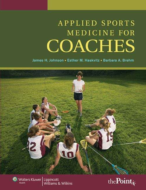 Book cover of Applied Sports Medicine for Coaches