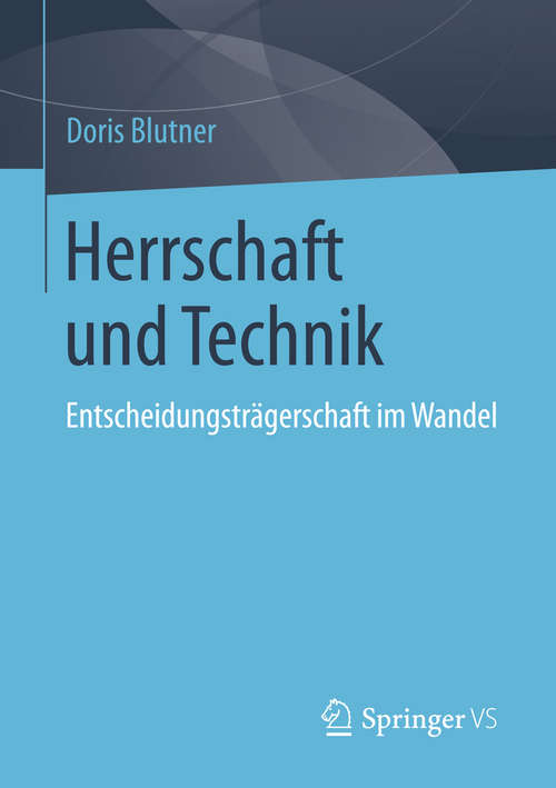 Book cover of Herrschaft und Technik