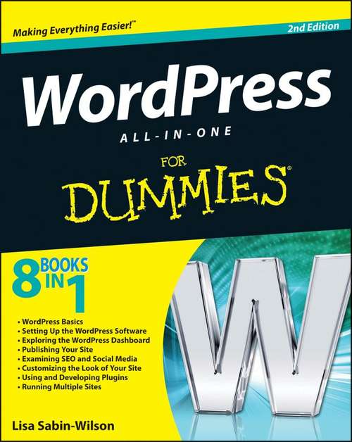Book cover of WordPress All-in-One For Dummies