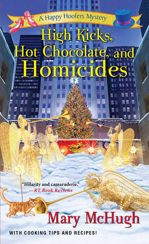 Book cover of High Kicks, Hot Chocolate, and Homicides (A Happy Hoofers Mystery #5)