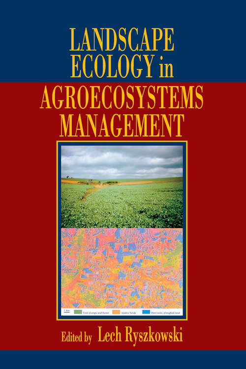 Book cover of Landscape Ecology in Agroecosystems Management