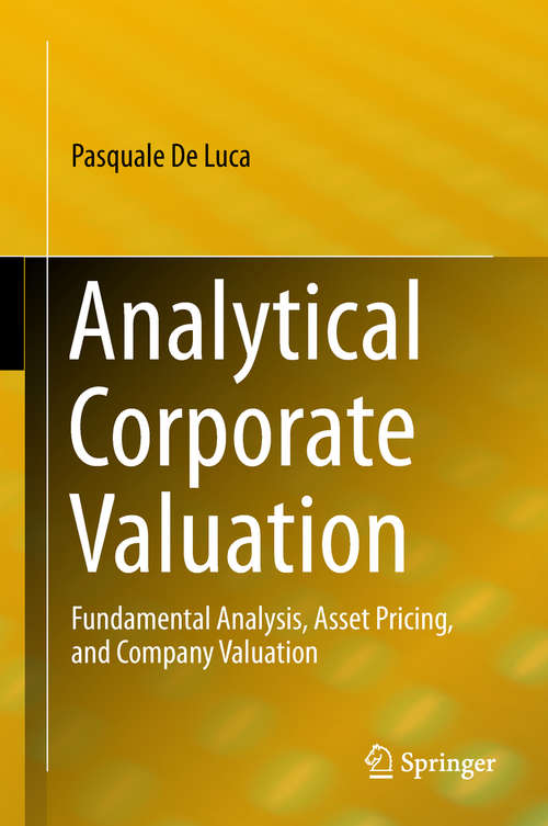 Book cover of Analytical Corporate Valuation: Fundamental Analysis, Asset Pricing, And Company Valuation