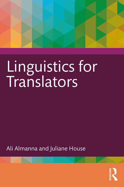 Book cover of Linguistics for Translators