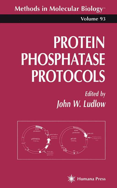 Book cover of Protein Phosphatase Protocols