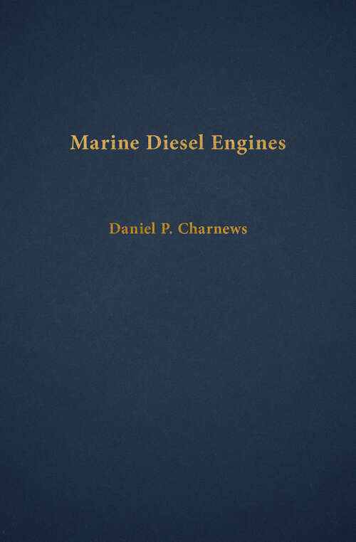 Book cover of Marine Diesel Engines