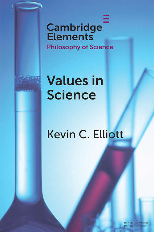 Book cover of Values in Science (Elements in the Philosophy of Science)